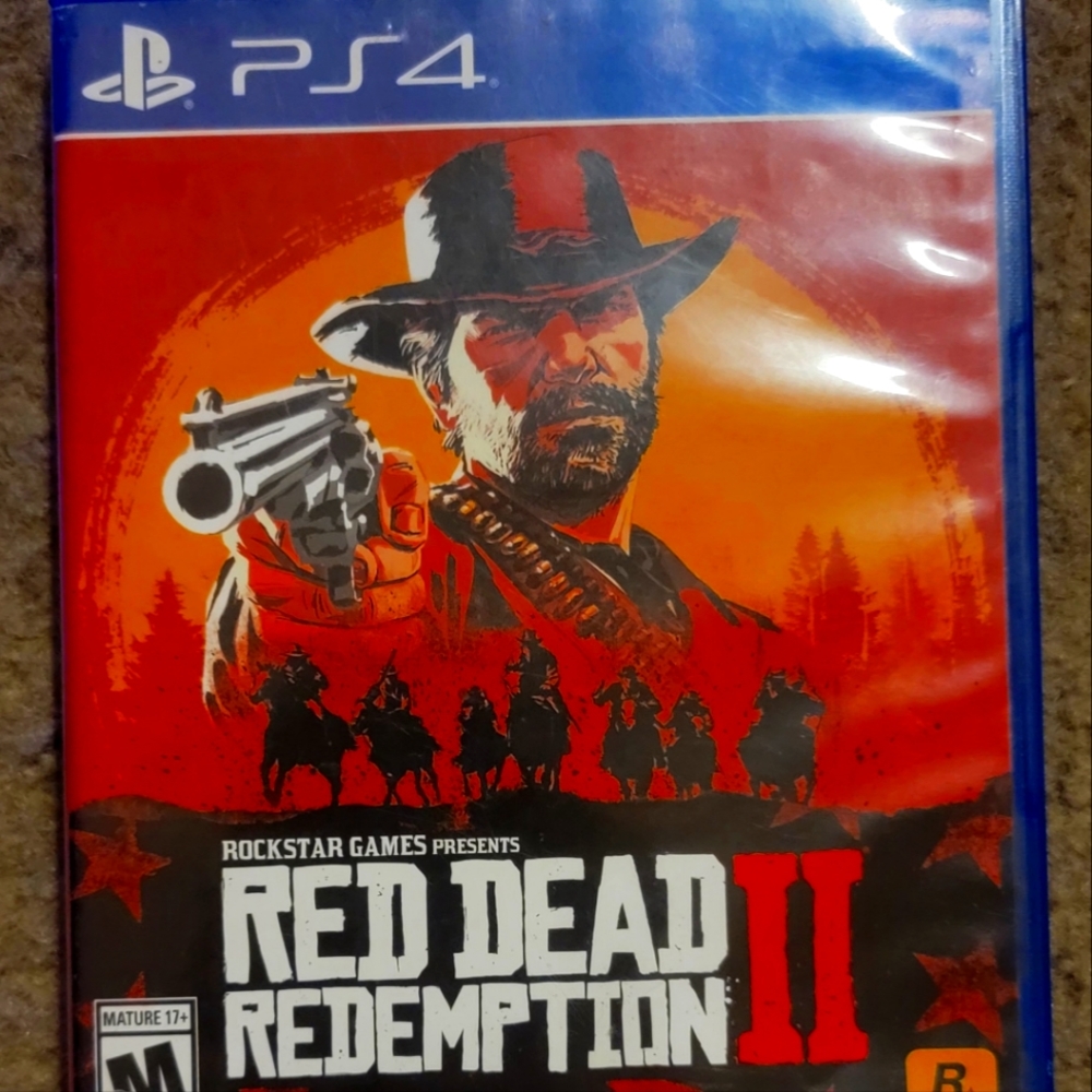 PS4 VIDEO GAME red dead redemption II